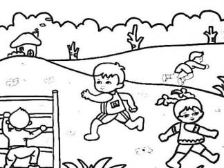 秋季运动会图片_简笔画图片_少儿图库_儿童资源网