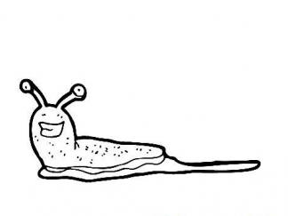 鼻涕虫图片_简笔画图片_少儿图库_儿童资源网