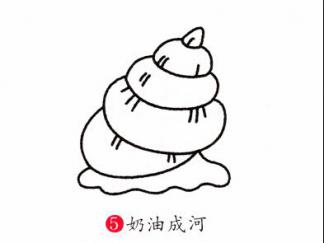 田螺图片_学习简笔画_少儿图库_儿童资源网