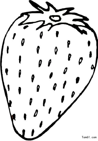 草莓图片_简笔画图片_少儿图库_中国儿童资源网